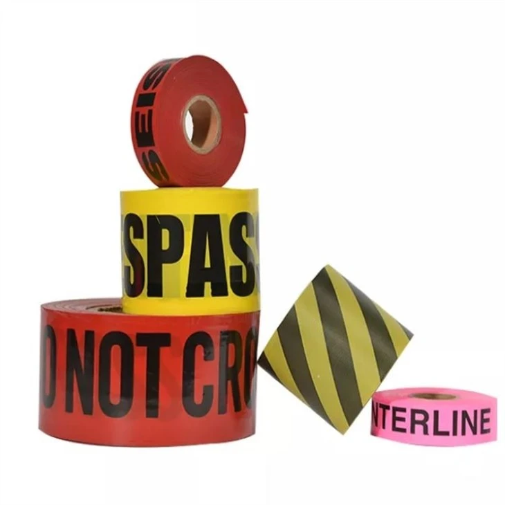 Red White Hazard Tape